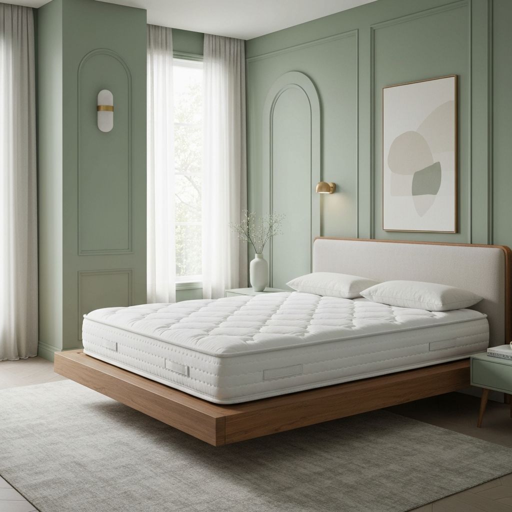 Premium Zinus mattress in elegant bedroom
